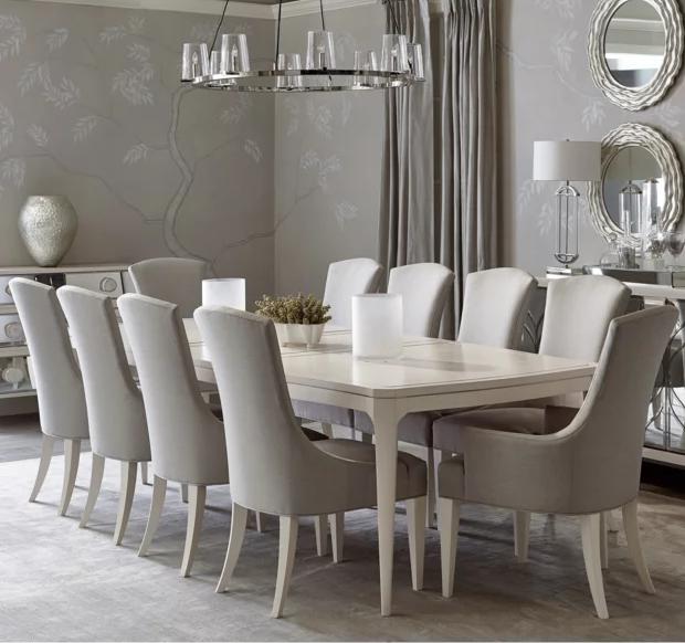 Стол обеденный раскладной, стулья и кресла Calista Bernhardt светлое дерево купить в интернет-магазине Американской мебели Да Винчи. Доставка и установка в день покупки.  