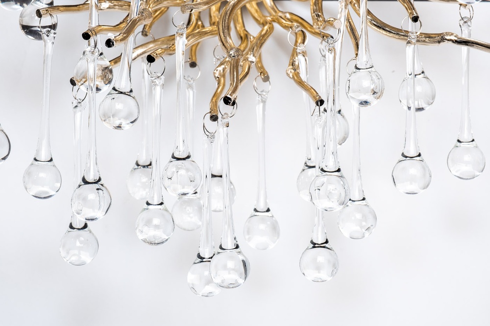 Бра "Капли" шампань 86-8015/3G