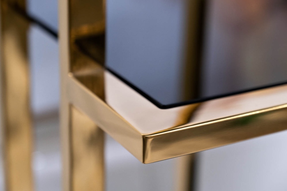 Стеллаж золотистый/темн.ст. 100*40*180см